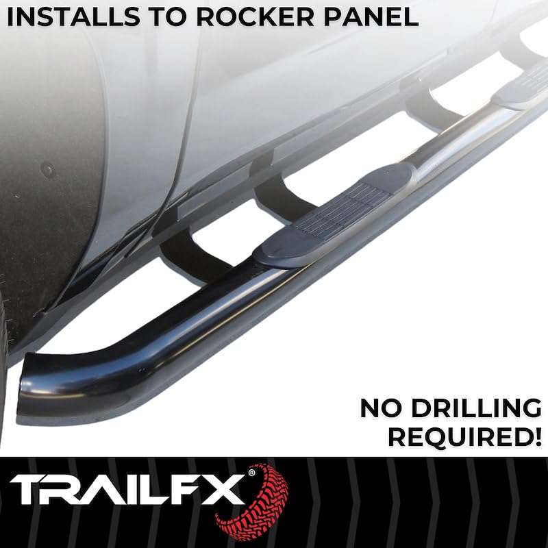 Trailfx Trailfx Trail FX A0052B 3" Nerf Bar Bend End, Black - Outdoor Depot