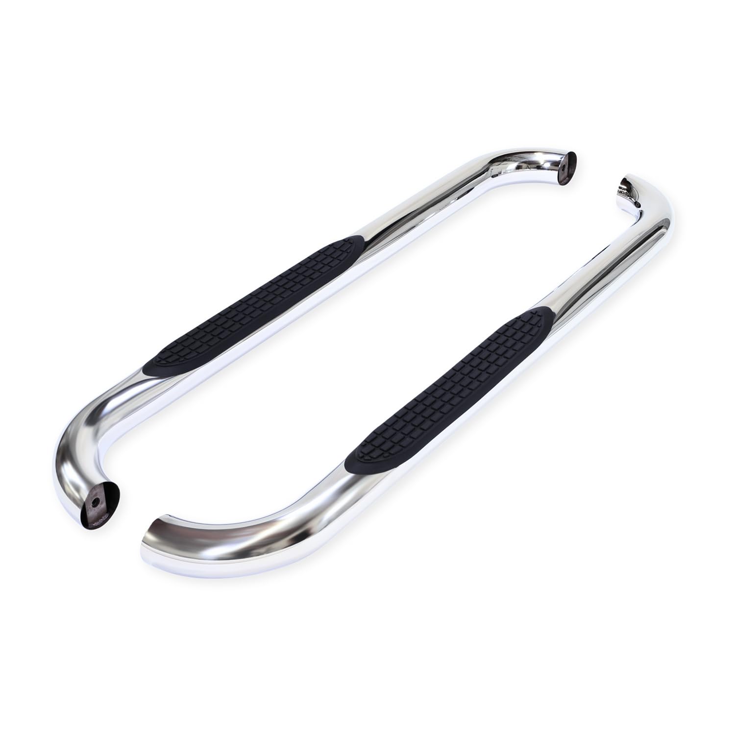 Trailfx TrailFX Nerf Bars for Chevrolet Silverado 1500 Standard Cab 2020-2021 3 Inch Round Bent Polished - Outdoor Depot