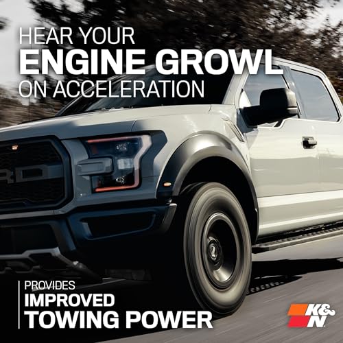K&N K&N Cold Air Intake System: High-Flow Air Filter, Increase Performance & Towing: Compatible with - Outdoor Depot