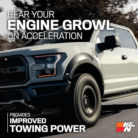 K&N K&N Cold Air Intake System: High-Flow Air Filter, Increase Performance & Towing: Compatible with - Outdoor Depot