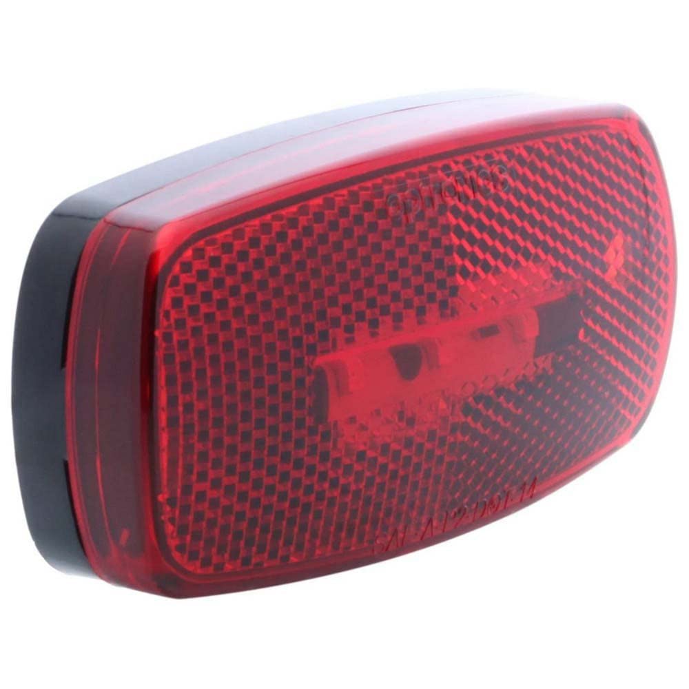 Optronics Optronics MCL32RBBP LED Surface Mount Marker/Clearance Light wiht Reflex, Black - Outdoor Depot