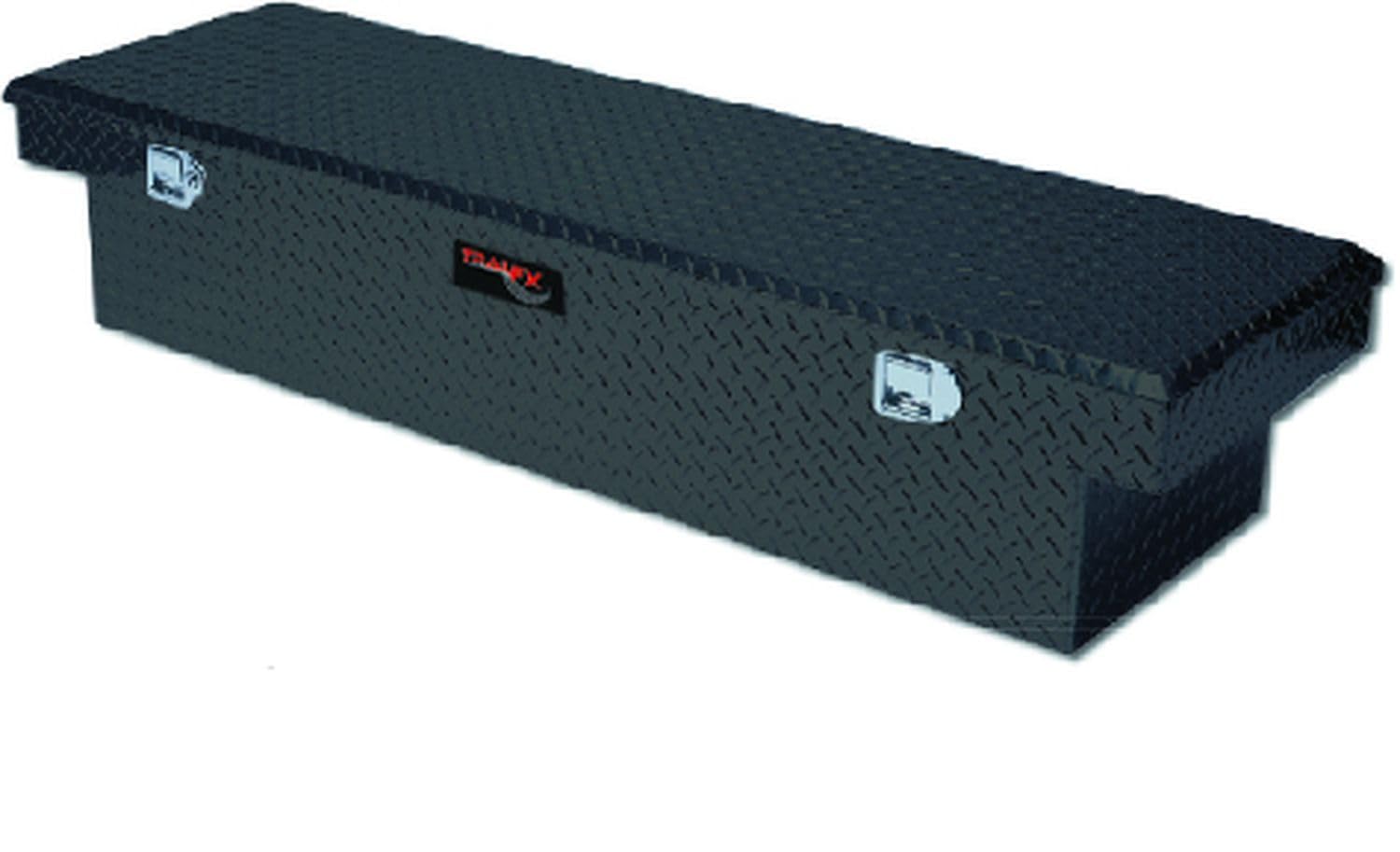 Trailfx TrailFX Tool Box 110702 Crossover Standard Single Lid With Struts Black Powder Coated Diamond Tread - Outdoor Depot