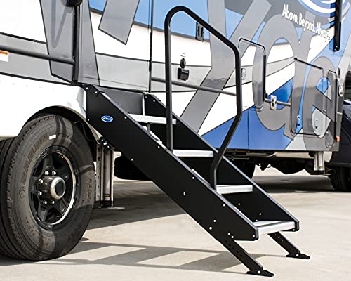 MORryde MORryde STP214-120H Handrail for 2nd Generation StepAbove - 4-Step - Outdoor Depot