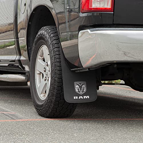 Plasticolor Plasticolor 000541R01 RAM Logo Easy Fit Mud Guard 11"x19" - Left and Right Set - Outdoor Depot