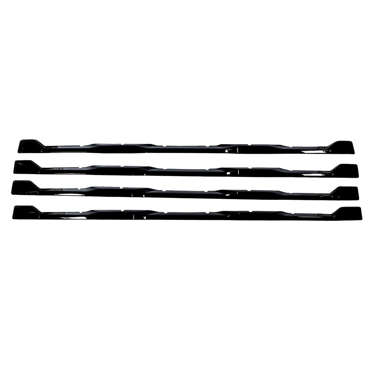 Coast to Coast International CCI Grille Insert GI208BLK, Tape-On Overlay, 4 Piece, Gloss Black, ABS Plastic, - Outdoor Depot