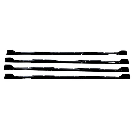 Coast to Coast International CCI Grille Insert GI208BLK, Tape-On Overlay, 4 Piece, Gloss Black, ABS Plastic, - Outdoor Depot