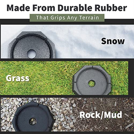 SnapPad SnapPad Xtra (4-Pack) | Four-Point RV Leveling System Featuring 9” Round Jack Feet | Adds 61% - Outdoor Depot