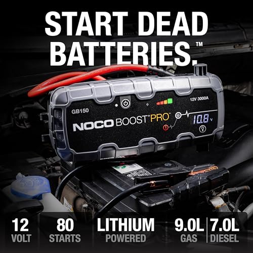 NOCO NOCO Boost GB150: 3000A UltraSafe Jump Starter – 12V Lithium Battery Booster Pack, Portable Jump Box, - Outdoor Depot