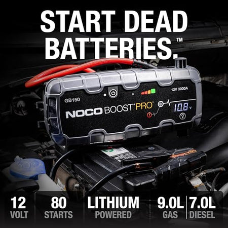 NOCO NOCO Boost GB150: 3000A UltraSafe Jump Starter – 12V Lithium Battery Booster Pack, Portable Jump Box, - Outdoor Depot