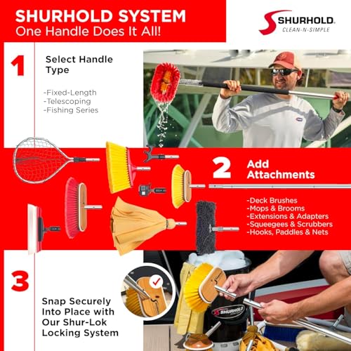 Shurhold Shurhold 833 6' Telescoping Extension Handle with 40"-72" Locking Length - Outdoor Depot
