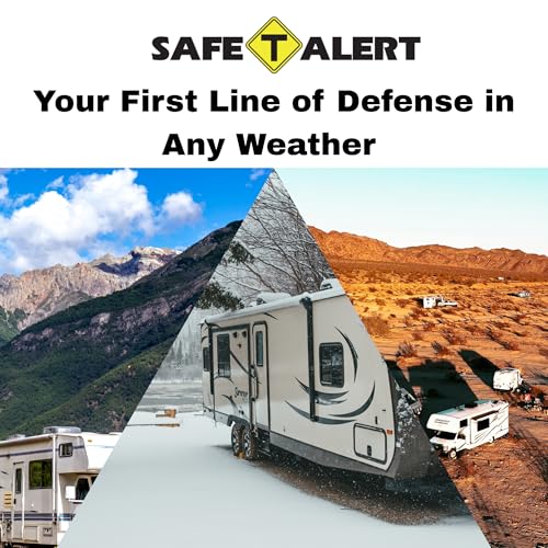 Safe T Alert Safe T Alert - Mini Dual LP/CO Alarm - Flush Mount Black - 25-742-BL - Outdoor Depot