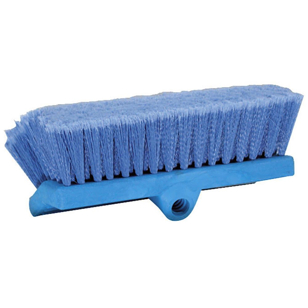 Mr. Long Arm Mr Long Arm, Inc. 0483M Bi-Level Flow-Thru Soft Brush, Blue - Outdoor Depot