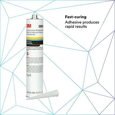 3M 3M Auto Glass Urethane Windshield Adhesive, 08693, Medium Viscosity, High-Strength, Fast-Curing, 310 - Outdoor-Depot.us