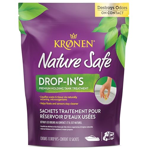 Propack Kronen KDI013 Premium Holding Tank Drop-Ins – Pre-Measured RV & Marine Toilet Treatment Pods – - Outdoor Depot