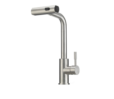Dura Faucet Dura Faucet DF-SA110LH-SN RV Tub, Shower Faucet Valve Diverter with Winged Levers (Brushed Satin - Outdoor Depot