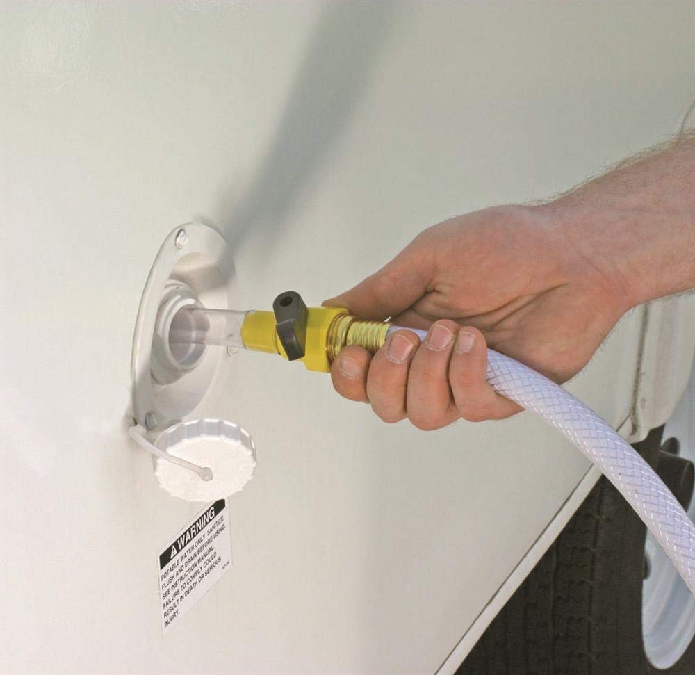 Camco Camco RV Water Tank Filler with Shutoff Valve - Quickly and Efficiently Helps Fill Your Water Tank and - Outdoor Depot