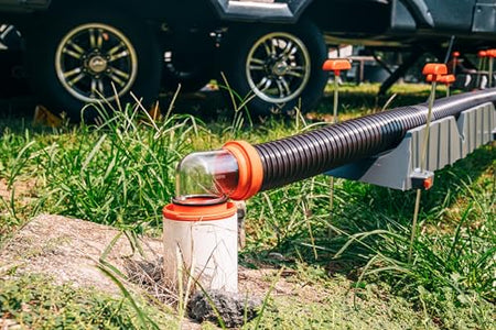 Camco Camco RhinoFLEX 20-Ft Camper/RV Sewer Hose Kit - Features Clear Elbow Fitting w/Removable 4-in-1 - Outdoor Depot