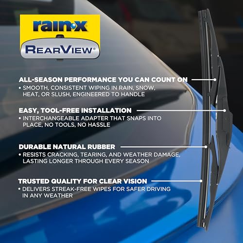 Rain-X Rain-X 850212 RearView Wiper Blade 12", OEM Replacement Rear Windshield Wiper, Interchangeable - Outdoor Depot