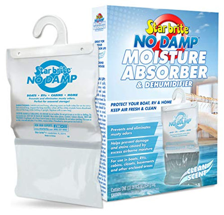 STAR BRITE STAR BRITE No Damp Moisture Absorber & Dehumidifier Hanging Bag - Simple, Portable, Humidity - Outdoor Depot