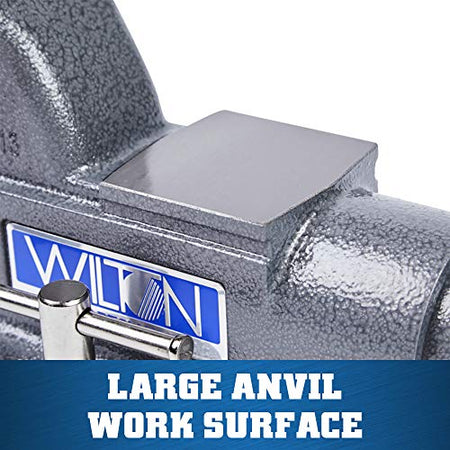 Wilton Wilton Tradesman Bench Vise, 4-1/2" Jaw Width, 3-1/2" Max Jaw Opening, 3-1/4" Throat (Model 1745) - Outdoor Depot