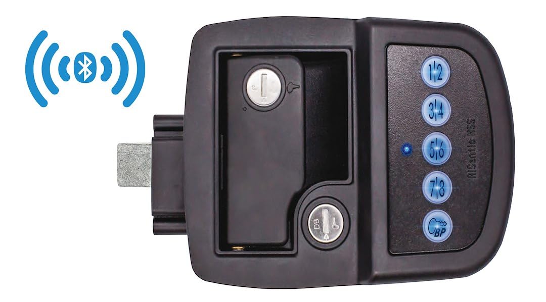 AP Products Bauer AP Products 013-5091 Keyed-A-Like Bluetooth Electric Towable Lock - RH,Black - Outdoor Depot