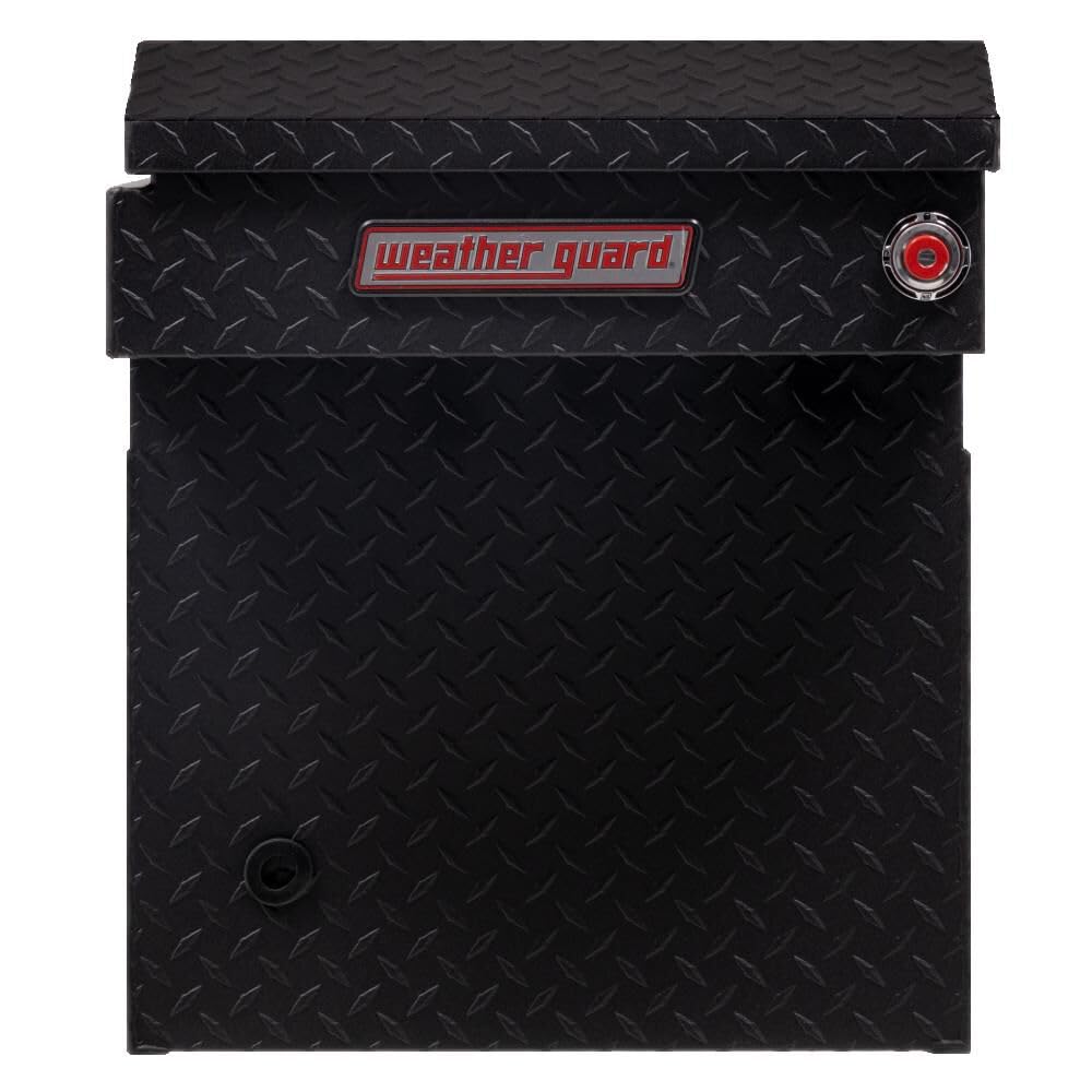 WEATHER-GUARD Model 123-52-04 Saddle Box, Aluminum - Outdoor Depot