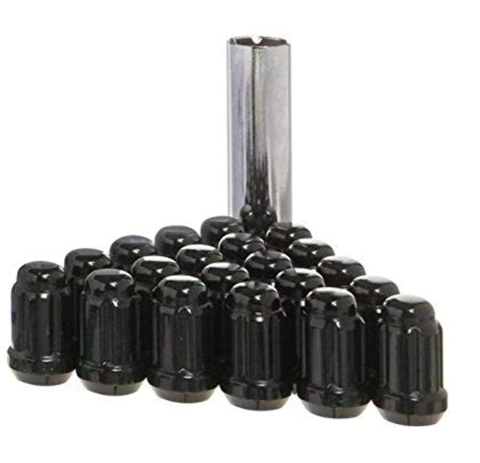 WC WHEEL ACC W55014SB West Coast Wheel Accessories 14X1.5 Bulge Acorn Spline Lug Nuts 1.3...
