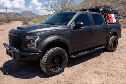 Raptor Series Raptor Series Running Boards Steps 6in OEM Style Black Aluminum Compatible with Classic Body - Outdoor Depot
