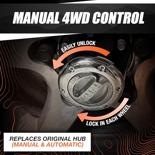 MILE MARKER MILE MARKER 449S/S Pair of Premium Locking Hubs fits 1999-2004 F250 F350 F450 F550 | Reliable in - Outdoor Depot