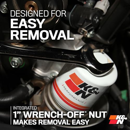 K&N K&N Premium Oil Filter: 20,000 Mile Engine Protection with Wrench Off Nut: Compatible with Select - Outdoor Depot