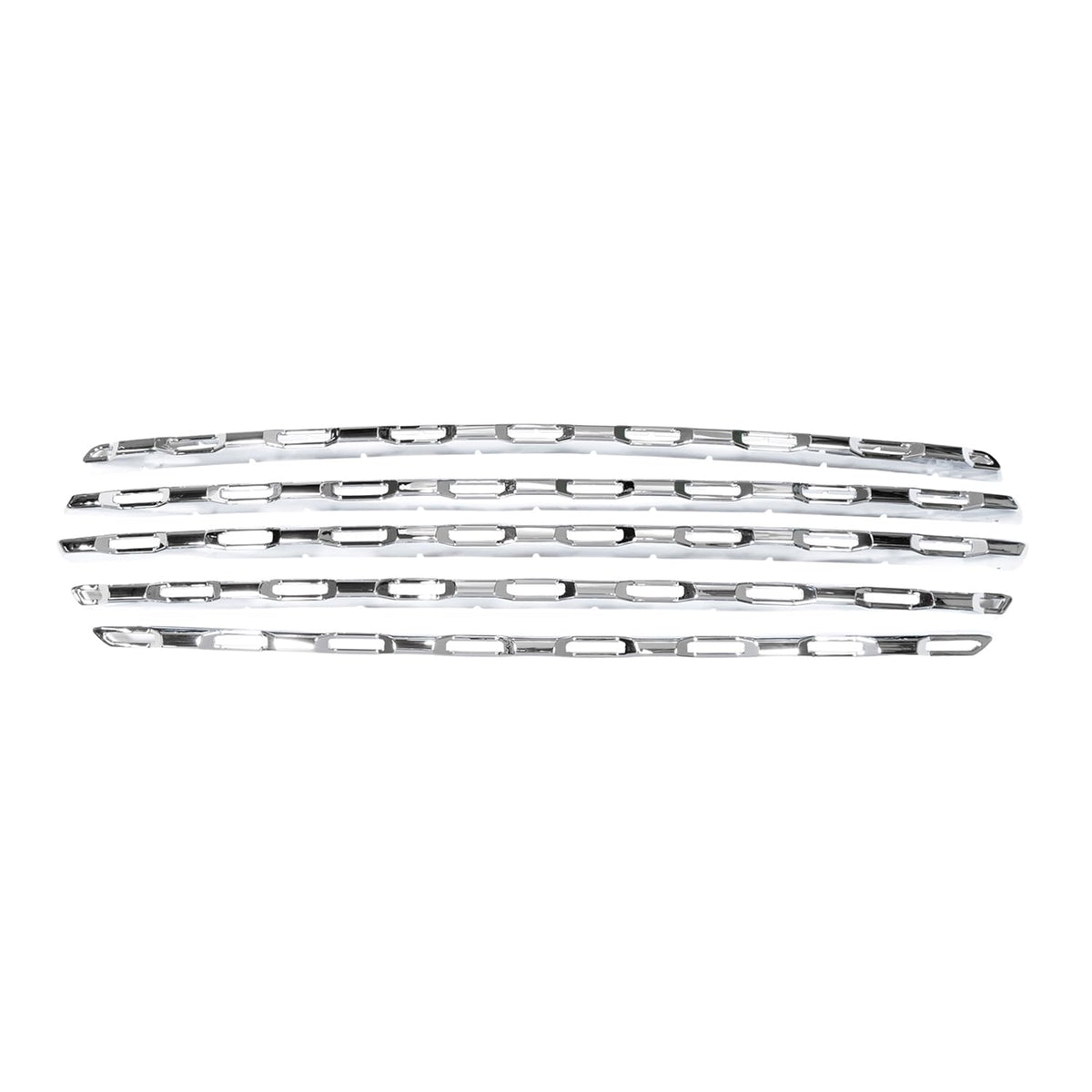 Coast to Coast International CCI Grille Insert GI189, Overlay, Bar Style, 5 Piece, Chrome Plated, ABS - Outdoor Depot