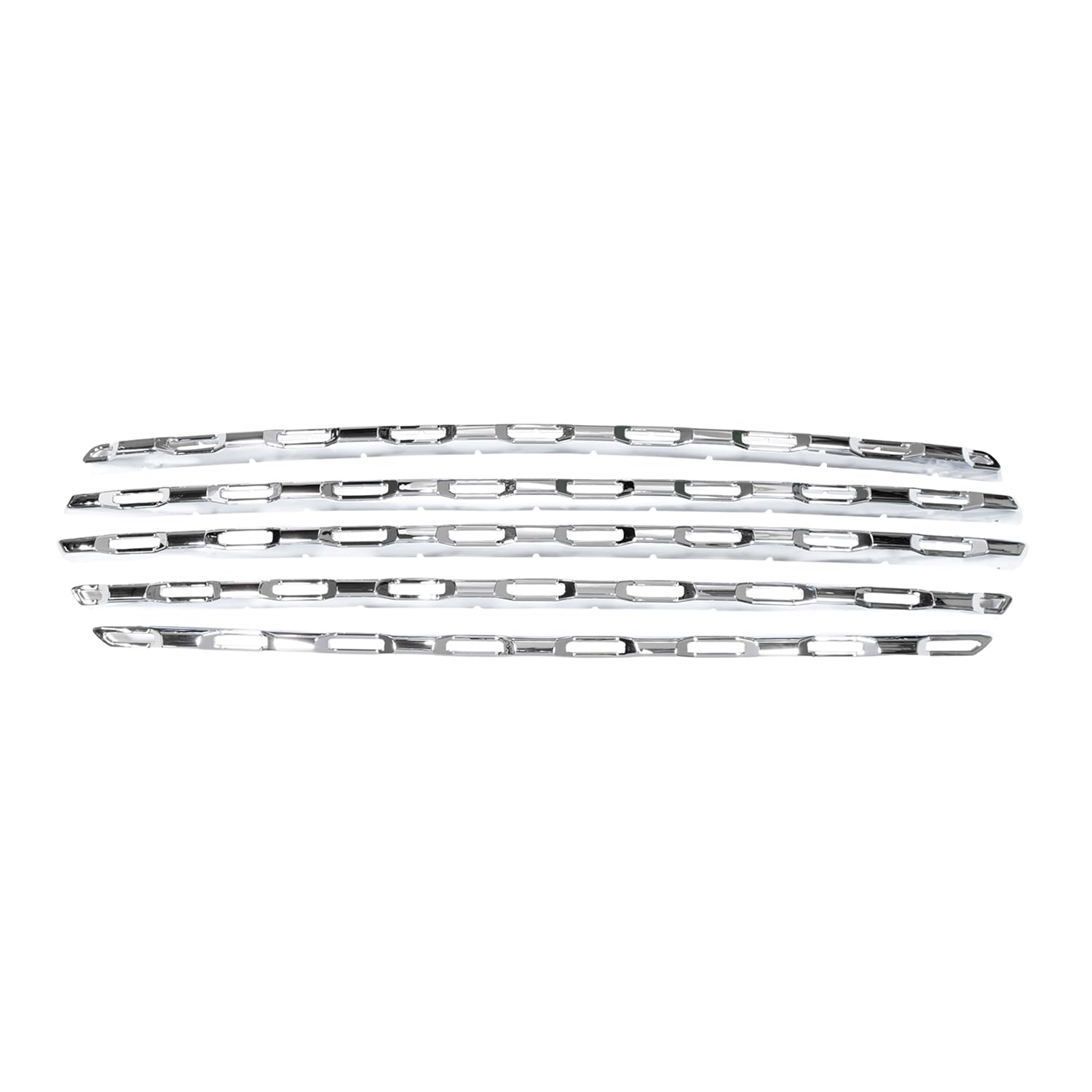 Coast to Coast International CCI Grille Insert GI189, Overlay, Bar Style, 5 Piece, Chrome Plated, ABS - Outdoor Depot