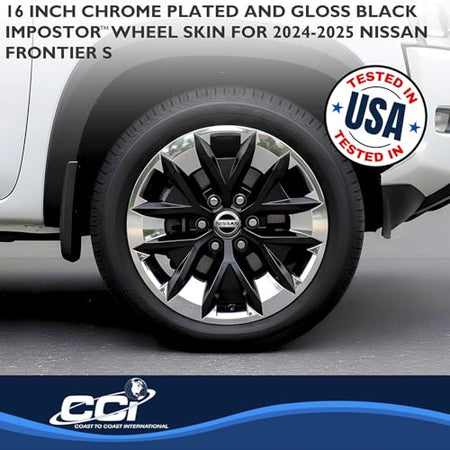 Coast to Coast International CCI Impostor ® Wheel Skins IMP516XB, 16 Inch, 6 Y Spokes, Plated/Painted, - Outdoor Depot