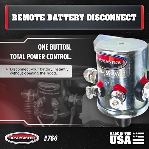 Roadmaster Roadmaster 766 Remote Battery Disconnect Compatible with Most RV & Towed Vehicle Applications | - Outdoor Depot