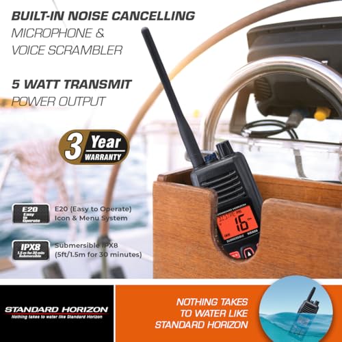 STANDARD HORIZON Standard Horizon HX400IS Intrinsically Safe Handheld VHF Radio - Outdoor Depot