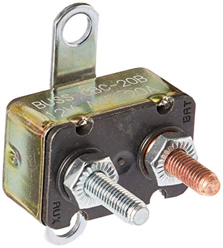 Bussmann Bussmann CBC-20B Circuit Breaker (Type I Heavy Duty Automotive with Stud Terminals and Bracket - 20 - Outdoor Depot