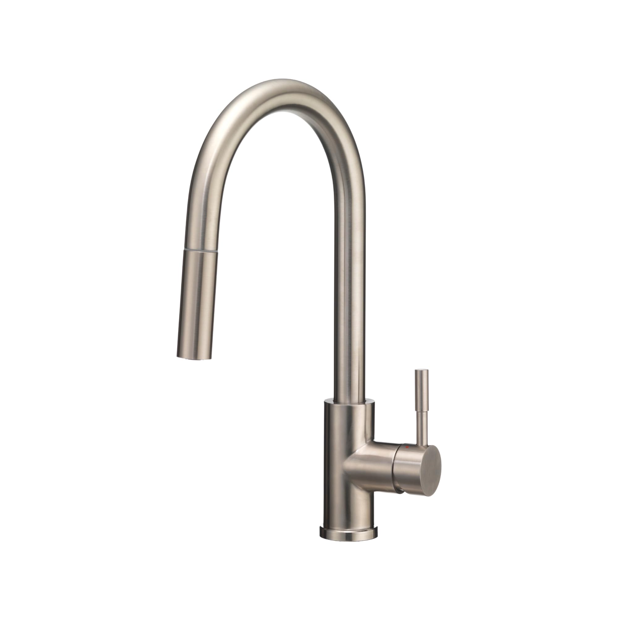 Dura Faucet Dura Faucet RV Streamline Single Handle Pull-Down Kitchen Sink Faucet - Optional Deck Plate - Outdoor Depot
