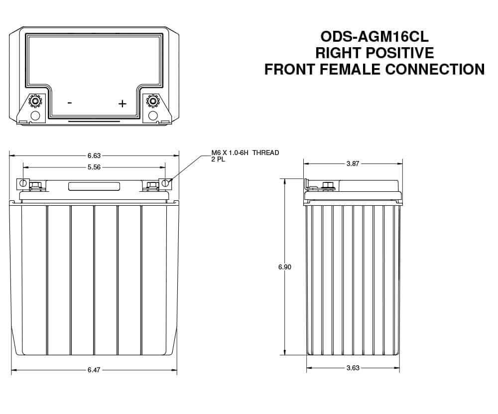 ODYSSEY Odyssey Battery, Extreme Series, AGM - Outdoor Depot