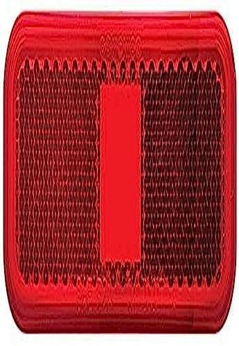 Optronics A-44RBP Red Replacement Lens for Rectangular Marker/Clearance Lights