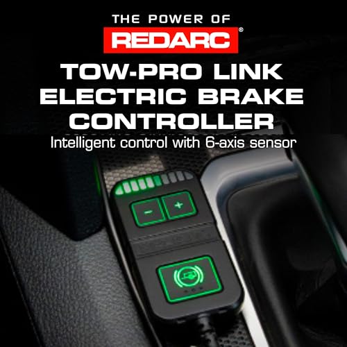 REDARC REDARC Tow-Pro Link Electric Trailer Brake Controller, 6-Axis Sensor Sway Control, Dual Braking - Outdoor Depot