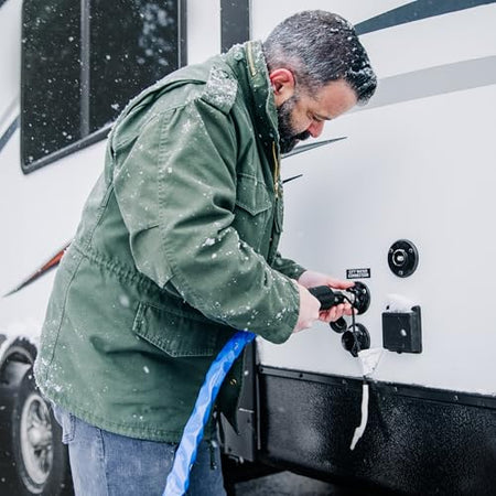 Camco Camco 12-Ft Heated Water Hose for RV - Water Line Freeze Protection Down to -20°F/-28°C - Features - Outdoor Depot