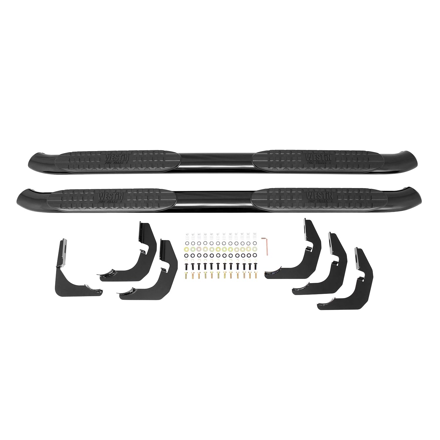 Westin Westin 21-24015 PRO TRAXX 4 Oval Nerf Bars fits 2015-2026 Colorado Canyon Crew Cab Black Pair - Outdoor Depot