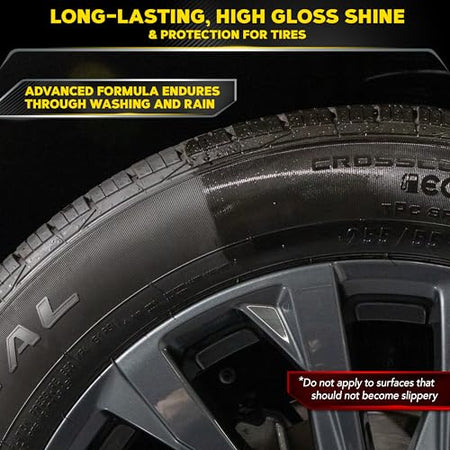 Meguiar's Meguiar’s Endurance Tire Gel, G7516, Premium Tire Shine Gel for a Lasting Glossy Finish, Helps - Outdoor Depot