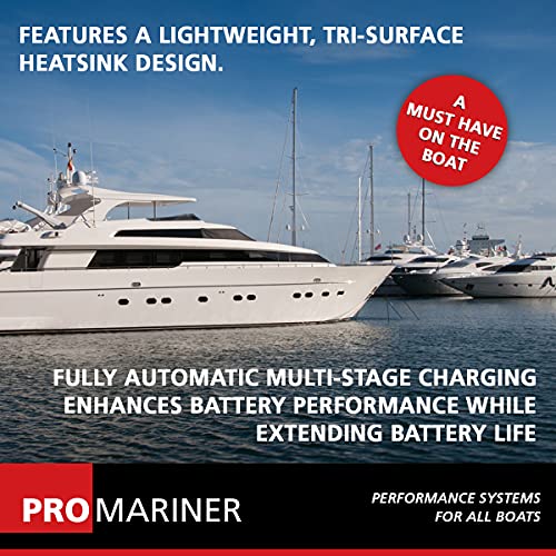 ProMariner ProMariner 44021 ProSport HD Waterproof Marine Battery Charger, 20 Amp, 3 Bank - Outdoor Depot