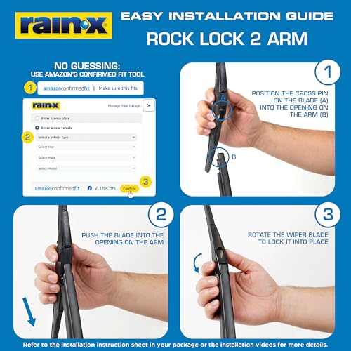 Rain-X Rain-X 850217 RearView Wiper Blade 11", OEM Replacement Rear Windshield Wiper, Interchangeable - Outdoor Depot