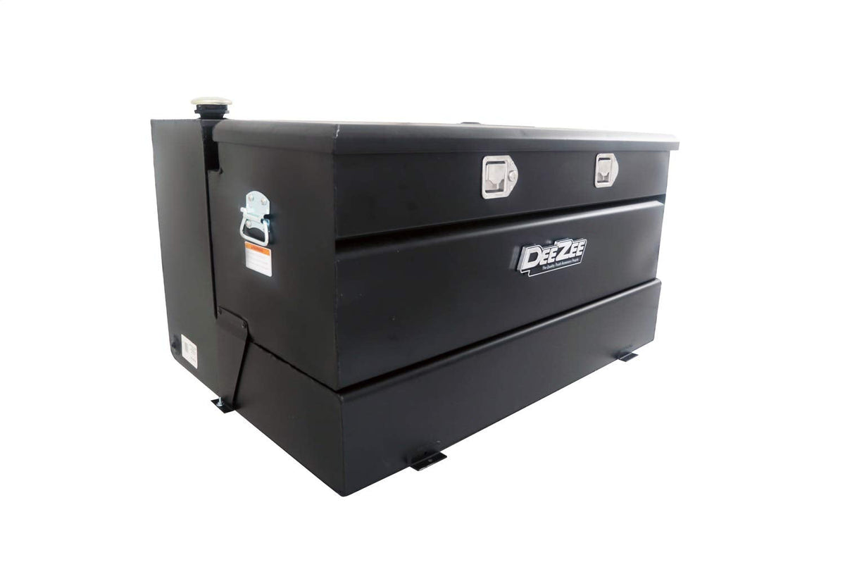 DEE ZEE Dee Zee DZ92647SB (92 gallon) Black Steel Combo Transfer Tank & Tool Box - Outdoor Depot