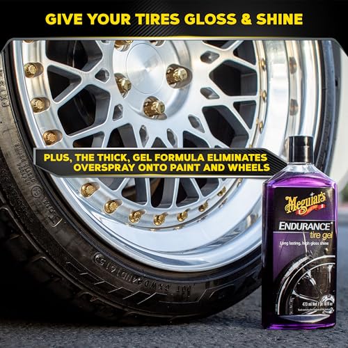 Meguiar's Meguiar’s Endurance Tire Gel, G7516, Premium Tire Shine Gel for a Lasting Glossy Finish, Helps - Outdoor Depot