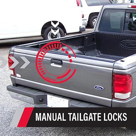 Pop & Lock Pop & Lock – Manual Tailgate Lock for Ford F150, Fits 1987 to 1996 - Works Only with Factory - Outdoor Depot