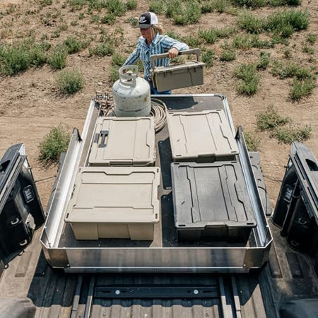 DECKED CargoGlide XL Truck Bed Slide – 2200 lb Capacity, 100% Extension – Heavy-Duty Pickup Cargo Slide for - Outdoor Depot