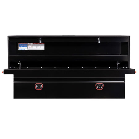 Weather Guard Weather Guard Model 120-5-04 Saddle Truck Box, Steel, for Full Size Trucks, Low Profile, Gloss - Outdoor Depot